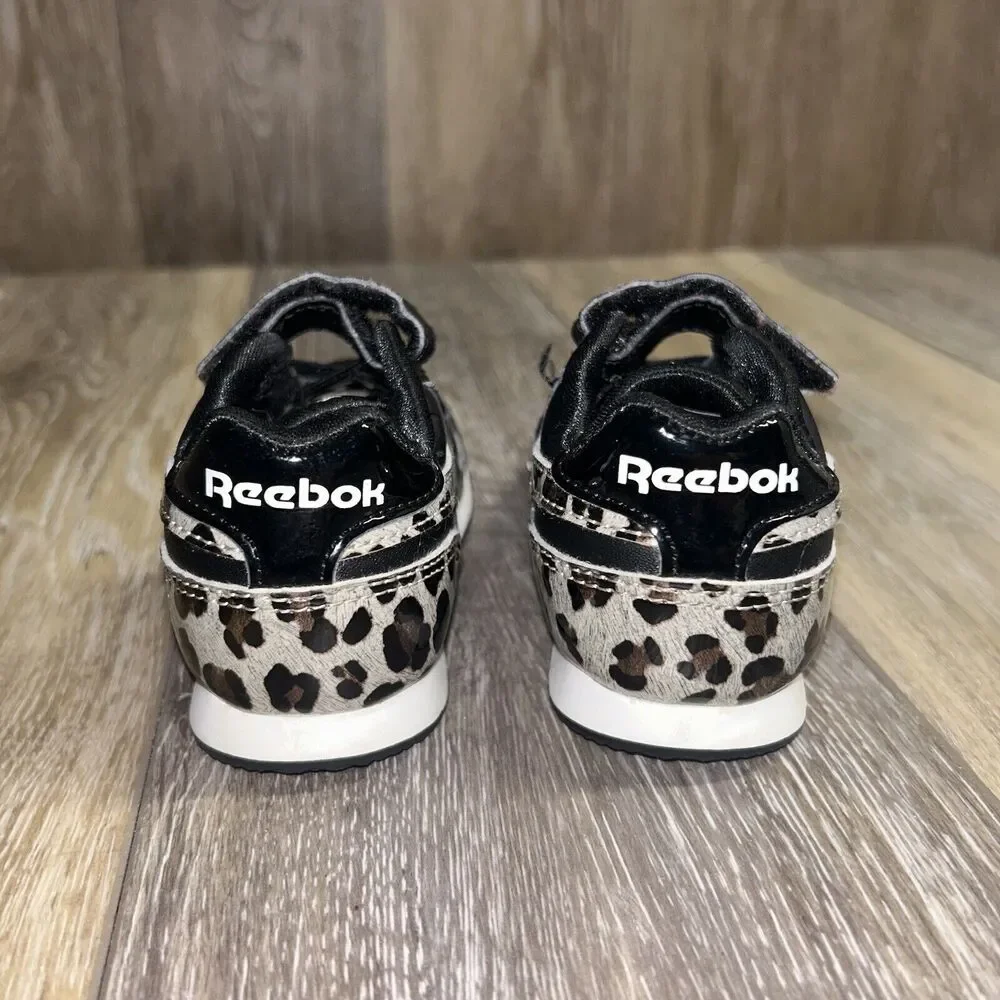 Reebok Royal Classic Jogger GW3722 Youth US Size 6 Black Leopard Brown Shoes